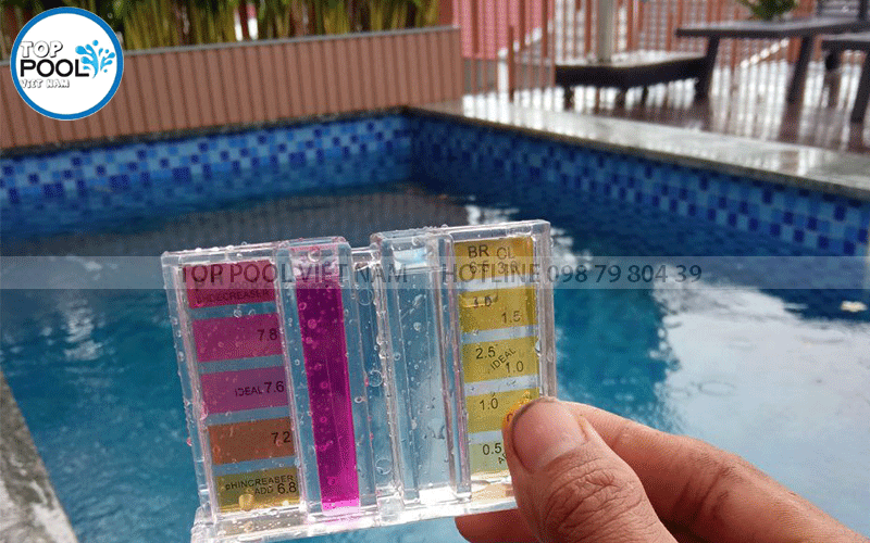 xử lý nước bể bơi mini