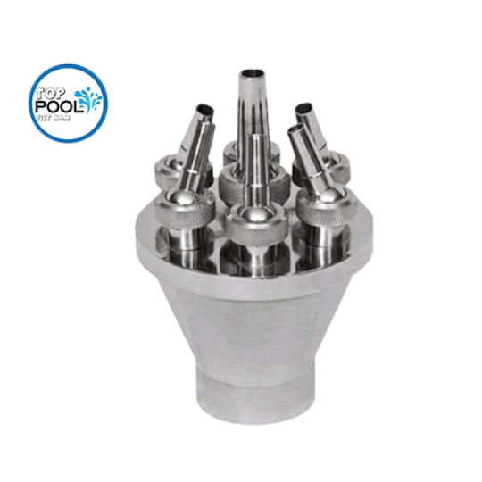 Đầu phun nước dạng hướng lên trung tâm phi 60mm