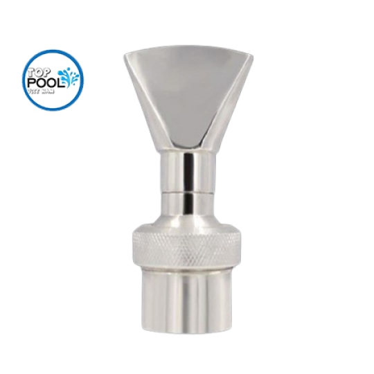 Đầu phun nước hình mỏ vịt có chỉnh góc inox phi 49mm