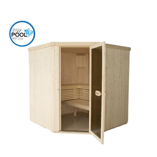 Phòng xông hơi khô Sauna kích thước 1950 x 1950 x 2050mm